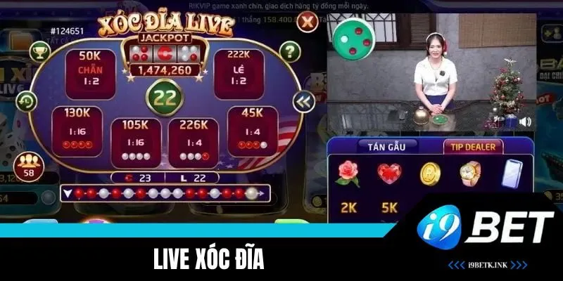 Live Xóc Đĩa
