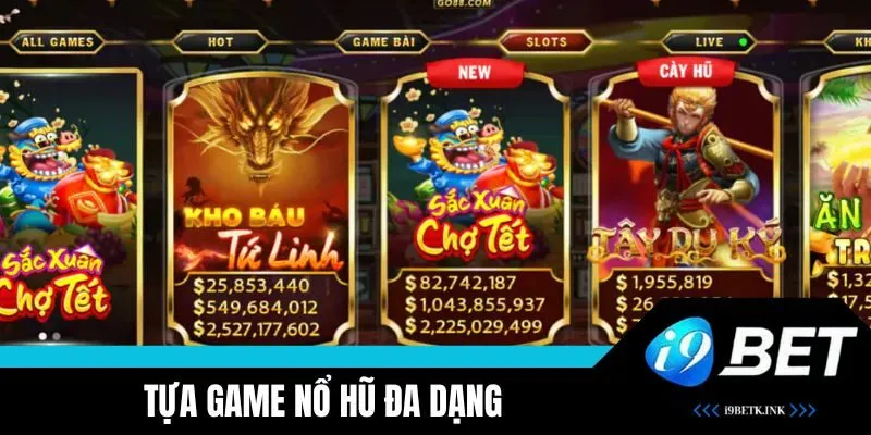 Kho game đa dạng phong phú