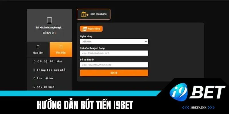 Hướng dẫn rút tiền an toàn